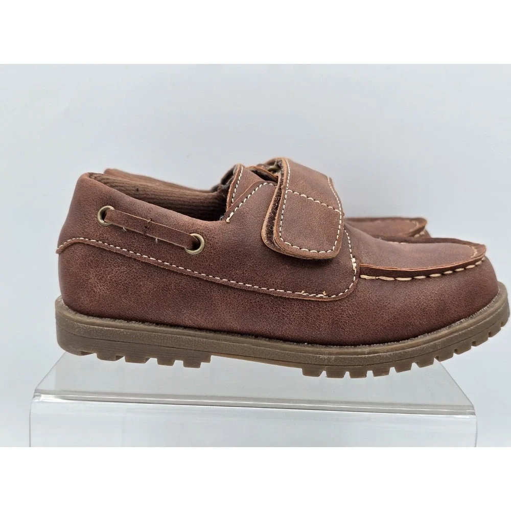 Boys Children's Place  Size 10 Loafer‎ Shoe Boat Shoes Hook & Loop